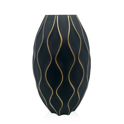 D7.9"H13.4"GLASS VASE