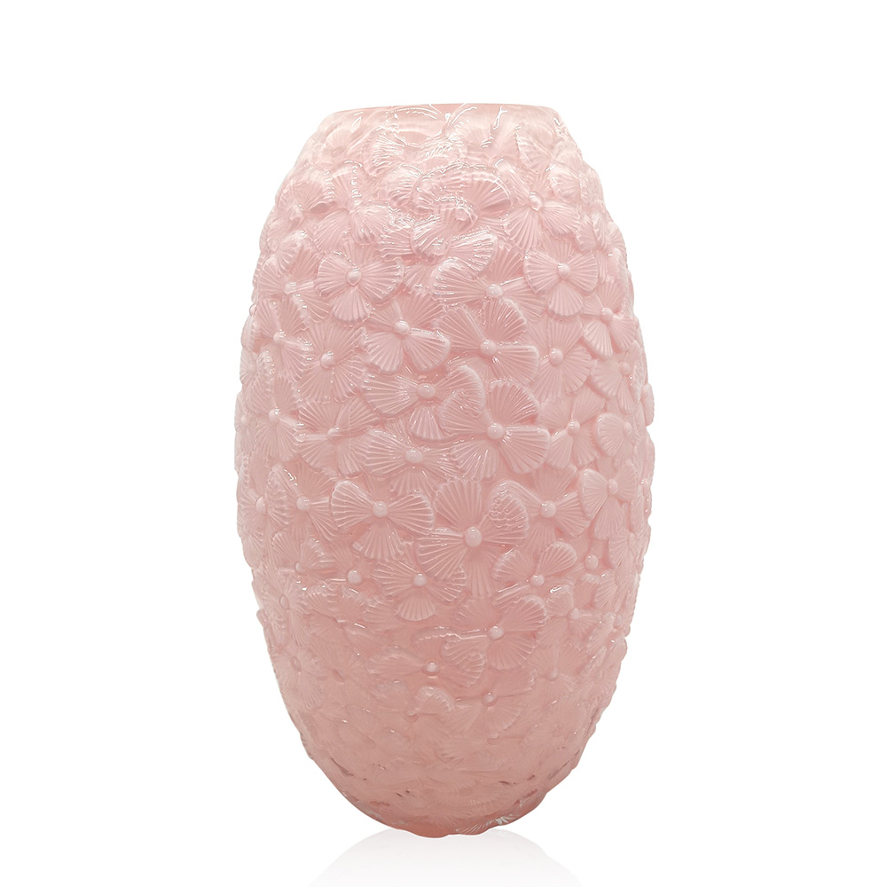 D7.9"H13.4"GLASS VASE