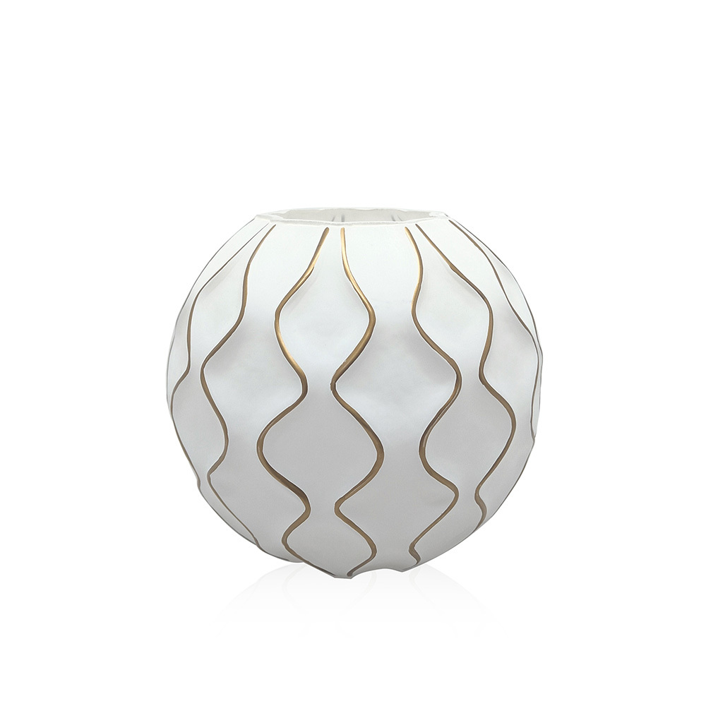 D7.9"H7.3"GLASS BUBBLE BOWL