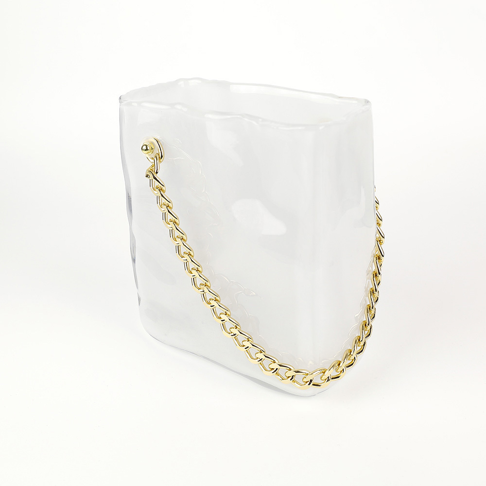 GA56029WH D6.5''H16.5''VALENTINE'S DAY GLASS