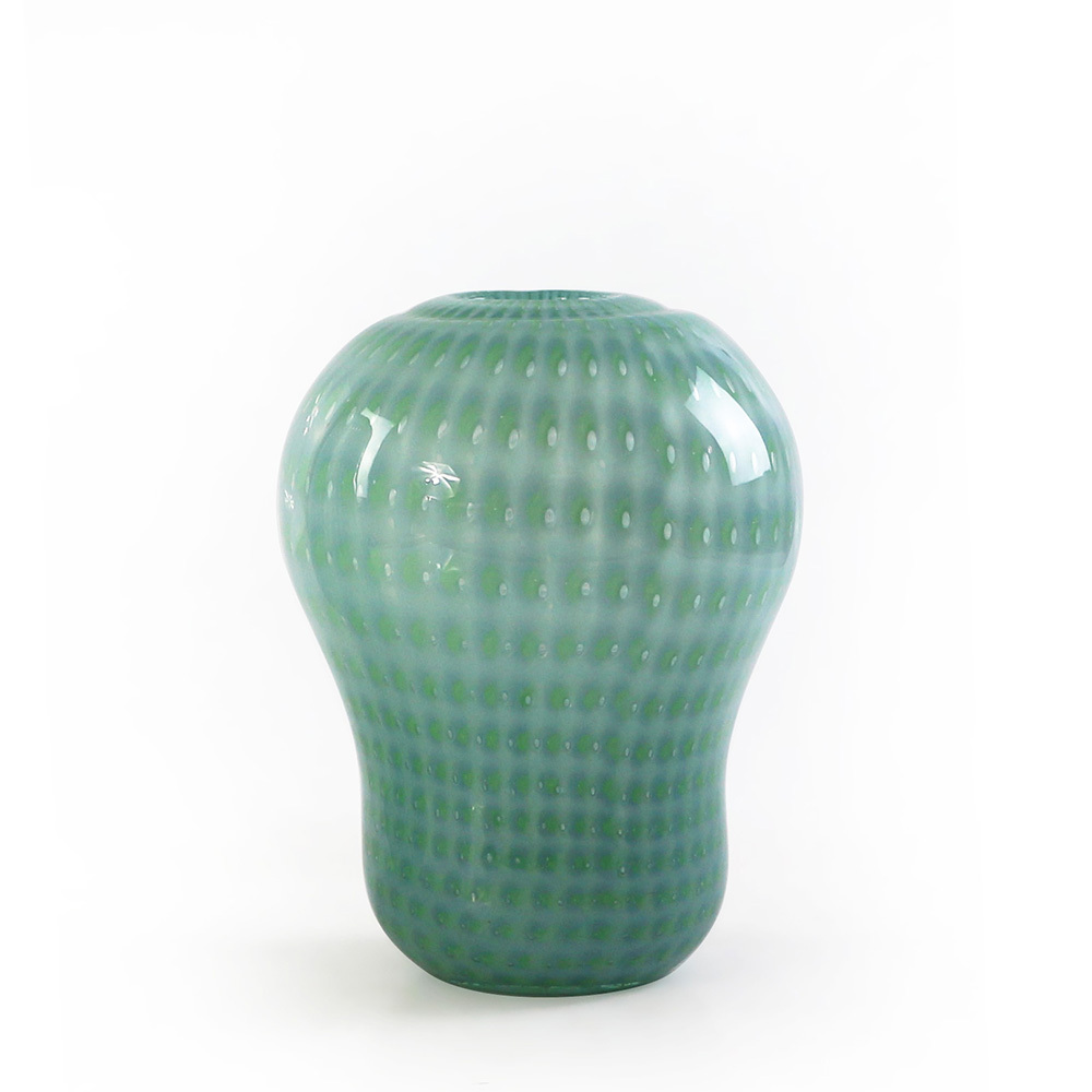 D7.5''H9.5''GLASS VASE