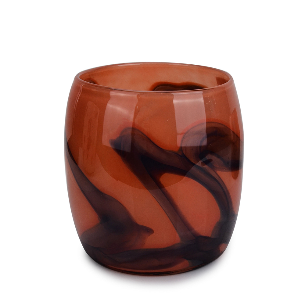 D9"H8.7" - GLASS VASE