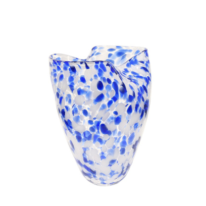 L8"W7"H10.5"GLASS VASE