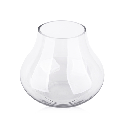 L9.84"W9.84"H8.27"GLASS VASE