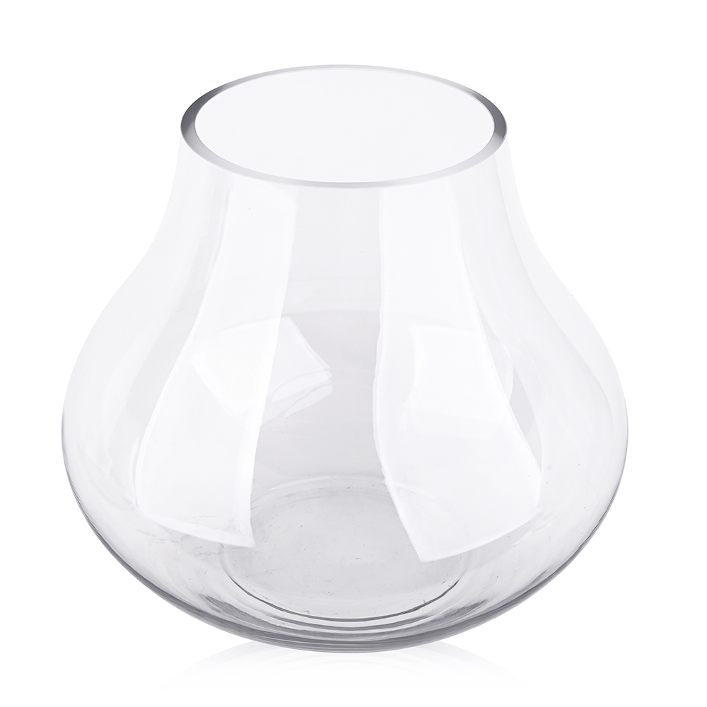 L11.81"W11.81"H10.24"GLASS VASE
