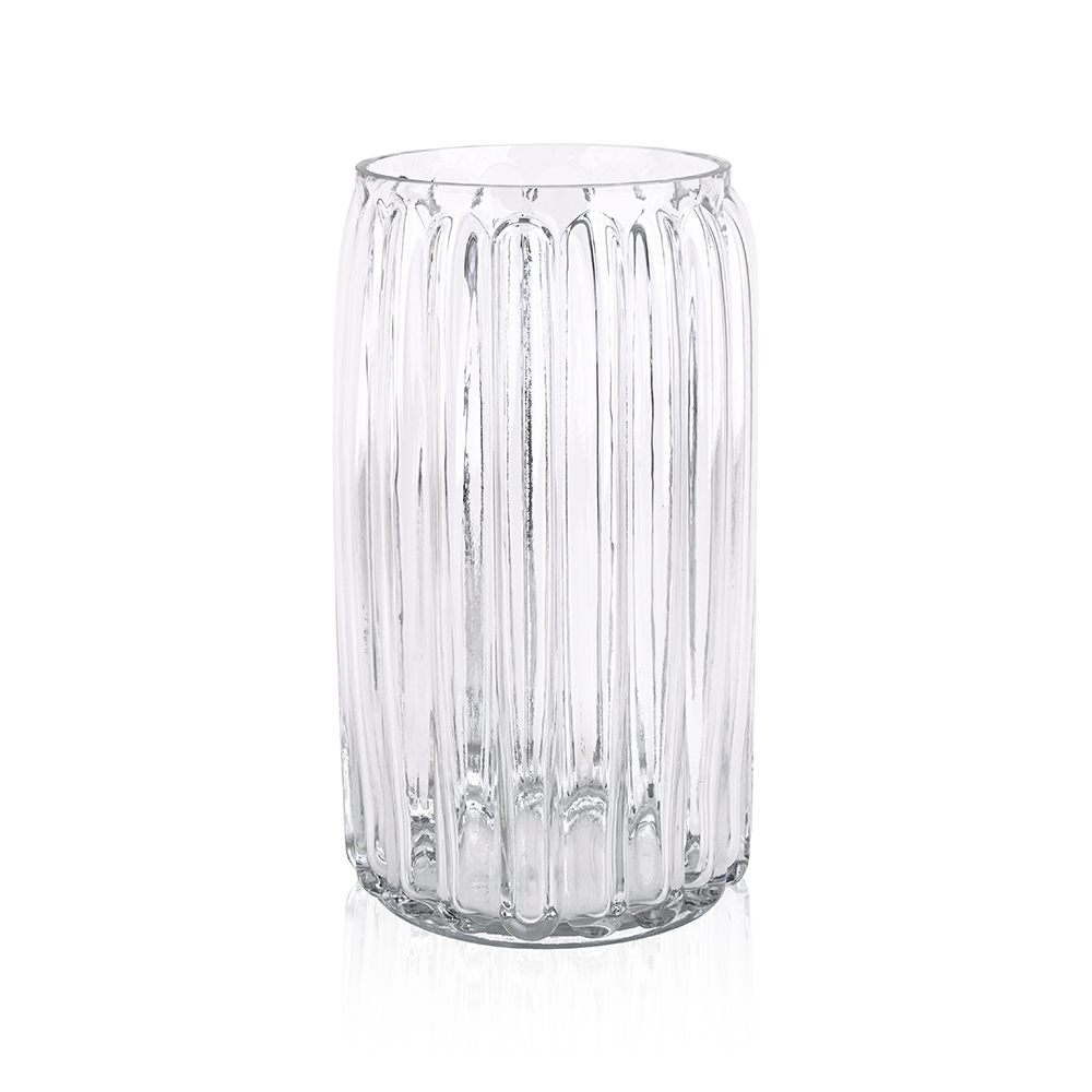 L5.51"W5.51"H10.24"GLASS VASE