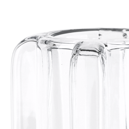 GA78054	 L4.41"W4.41"H11.02"GLASS VASE