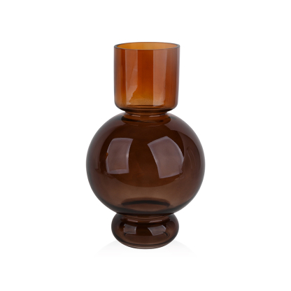 L5.91"W5.91"H9.84"GLASS VASE