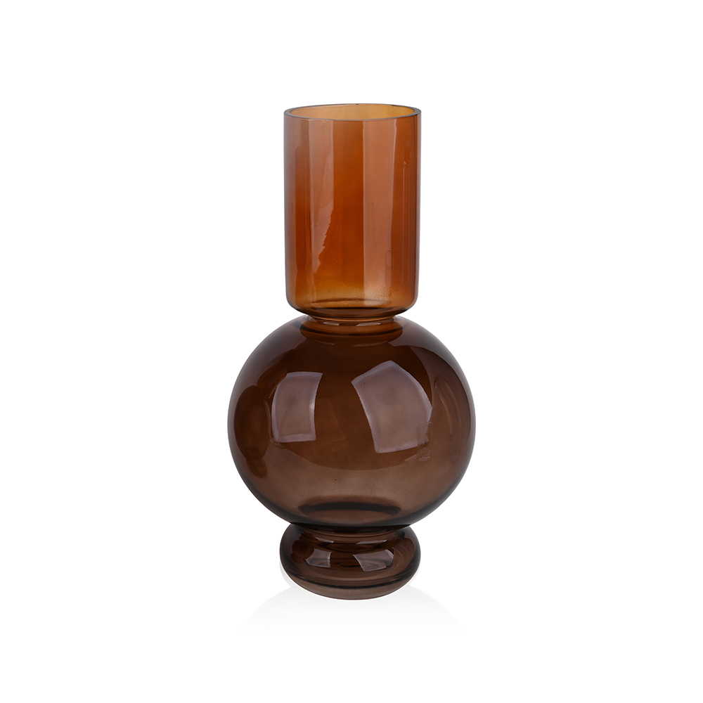 L5.98"W5.98"H11.81"GLASS VASE