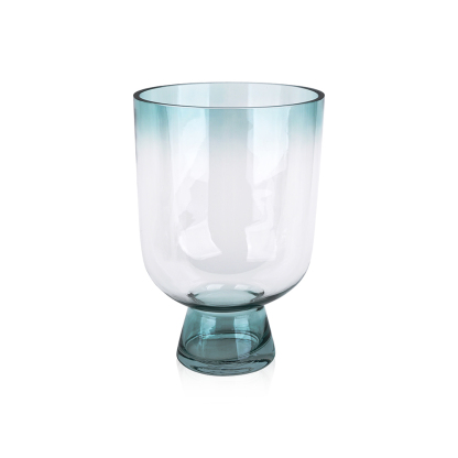 L6.5"W6.5"H9.84"GLASS VASE
