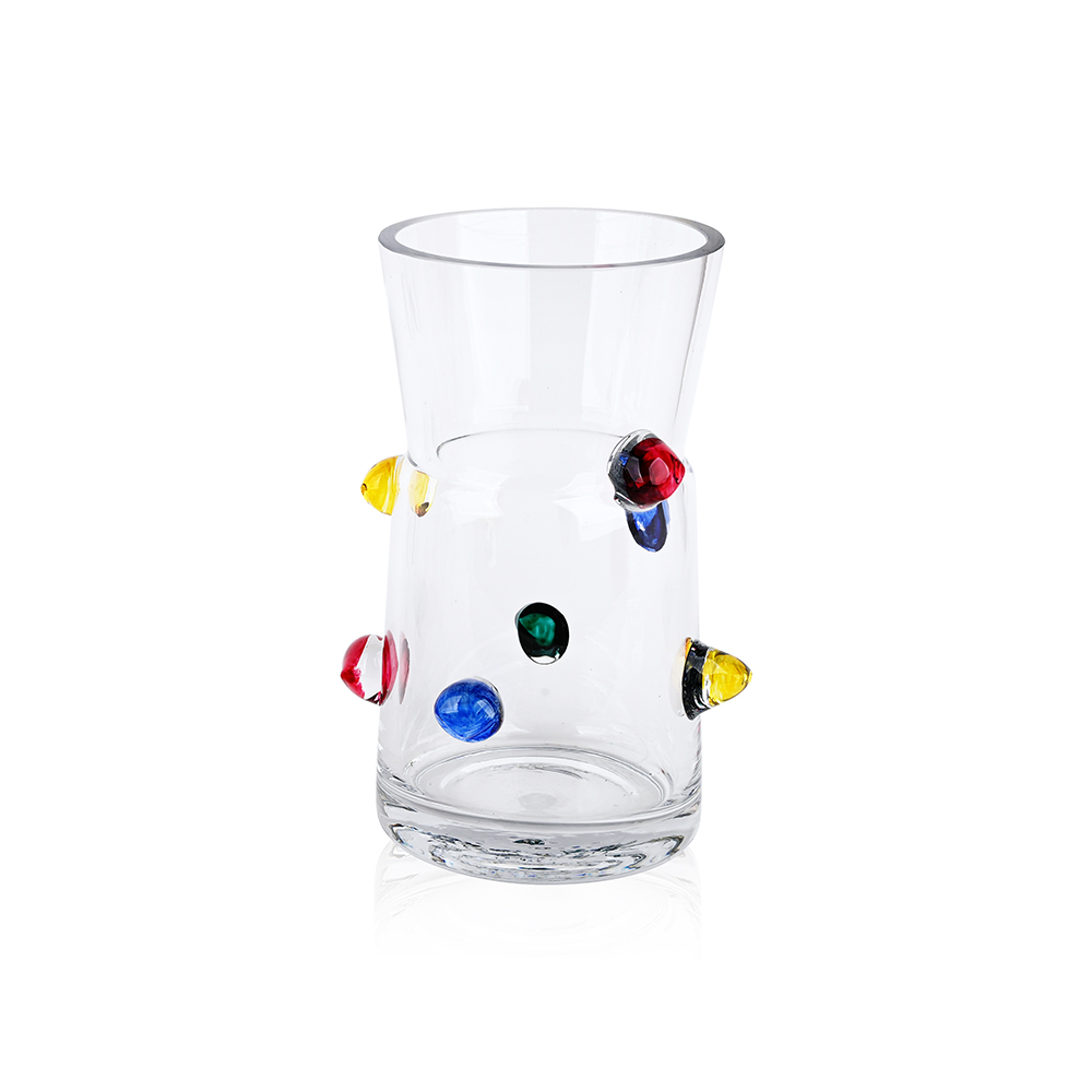 L5.91"W5.91"H7.87"GLASS VASE