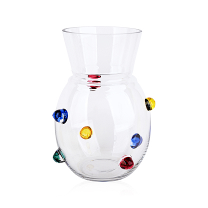 L7.48"W7.48"H9.45"GLASS VASE