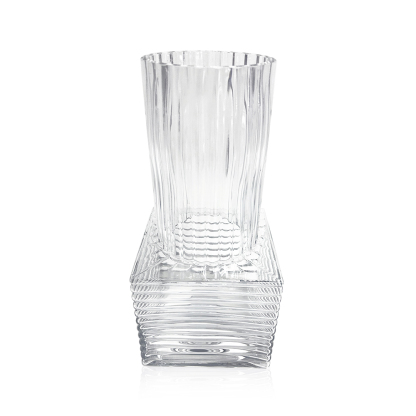 GA78085 L5.7''W5.7''H11.8''GLASS VASE