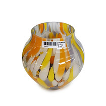 D4.3"H5.7" - ASSORTED DESIGNS GLASS VASES
