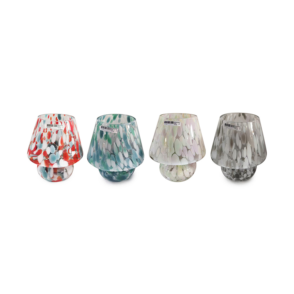 GA79028A4 D5.5"H8"GLASS VASE