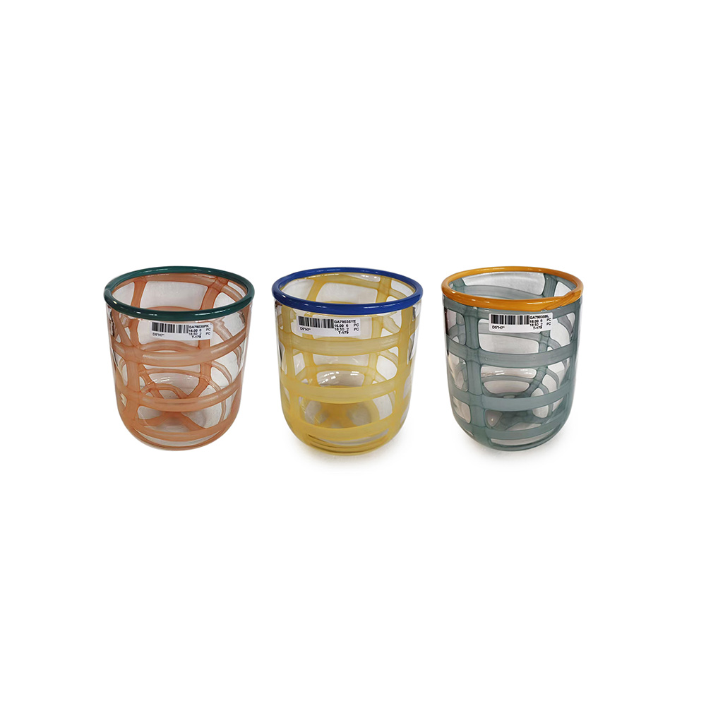 GA79035A3 D5''H6''GLASS VASE