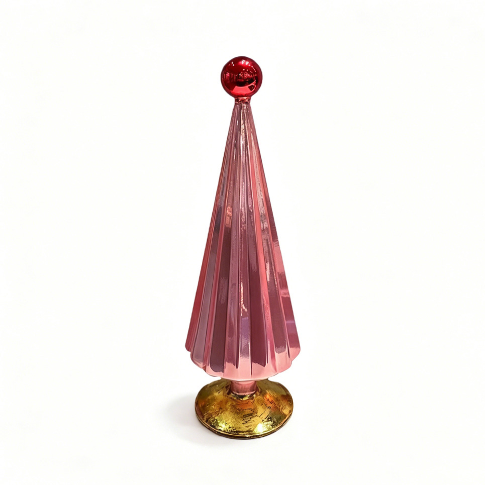 GC01009PK	 D4.5"H15.5"CHRISTMAS TREE