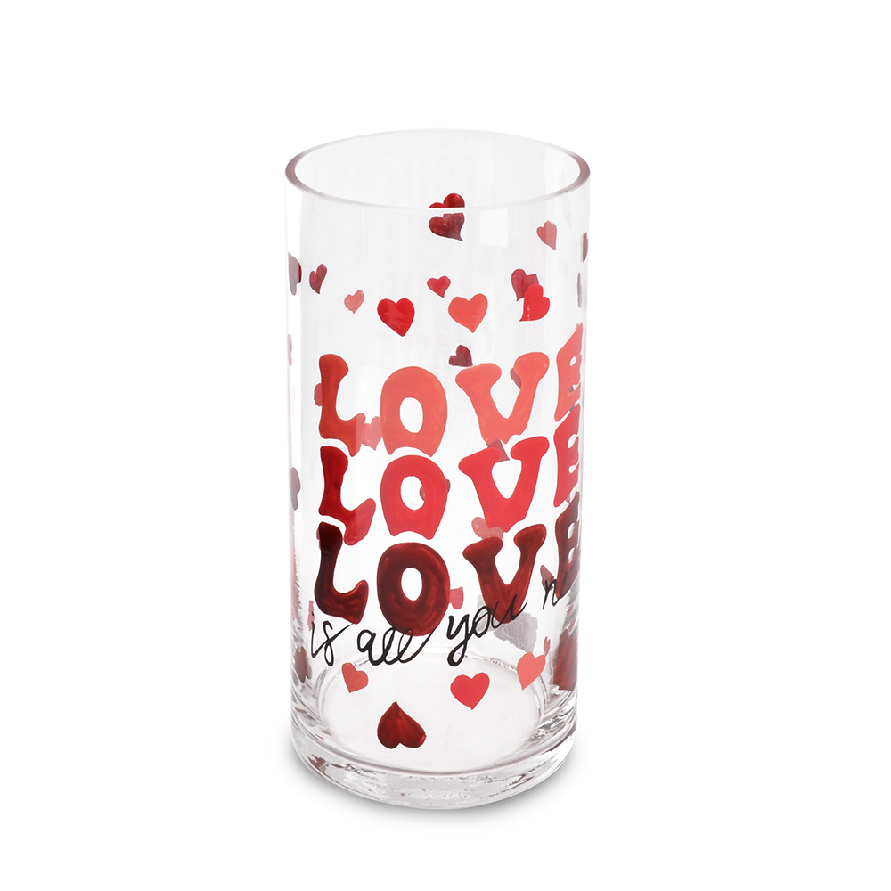 D4.7"
H9.8"" - VALENTINES DAY VASE