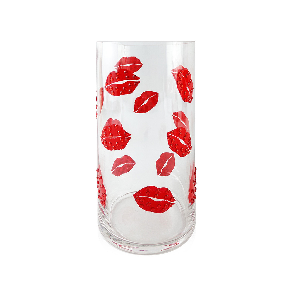 D5"H10"VALENTINE'S DAY VASE