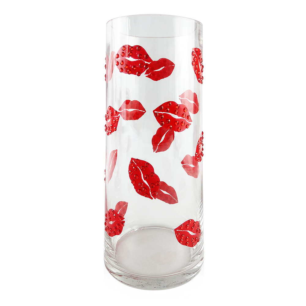 D5"H12"VALENTINE'S DAY VASE