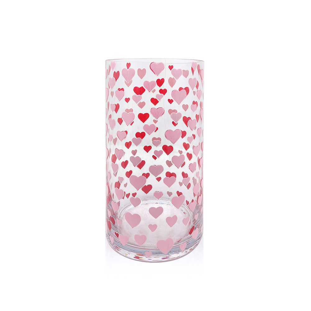 D5"H10"VALENTINE'S DAY VASE