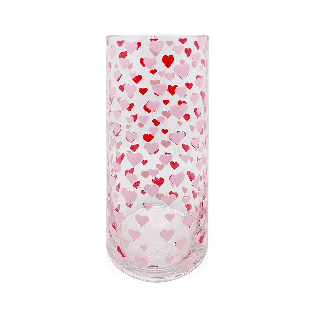 D5"H12"VALENTINE'S DAY VASE