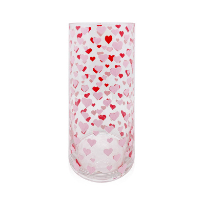 D5"H12"VALENTINE'S DAY VASE