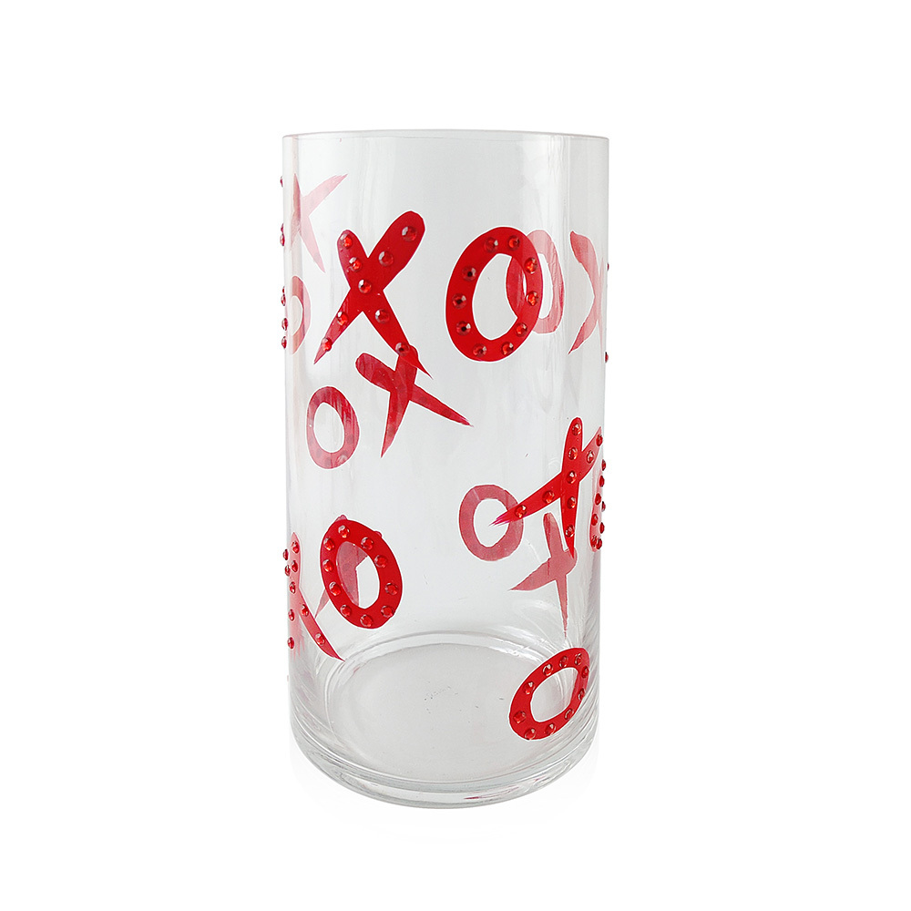 D5"H10"VALENTINE'S DAY VASE