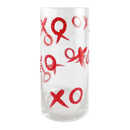 D5"H12"VALENTINE'S DAY VASE