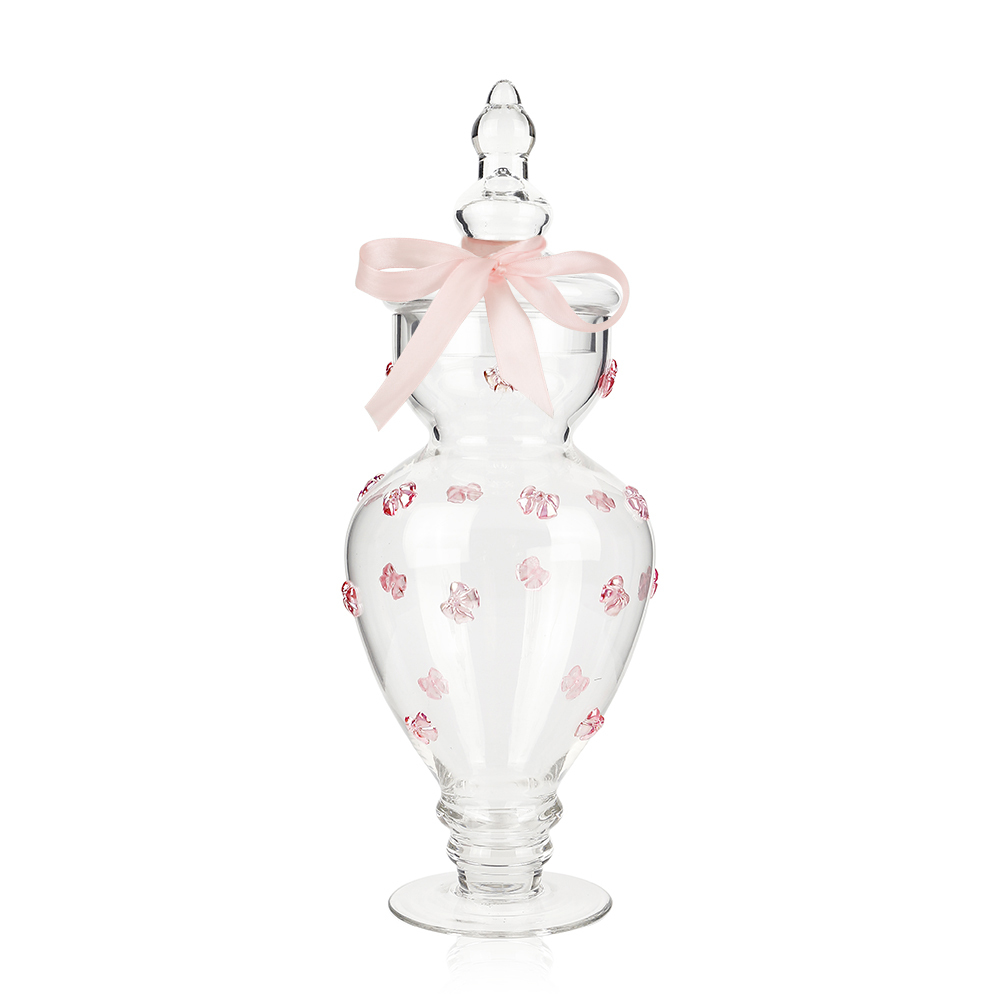 GV56007PK D6.5''H16.5''VALENTINE'S DAY GLASS