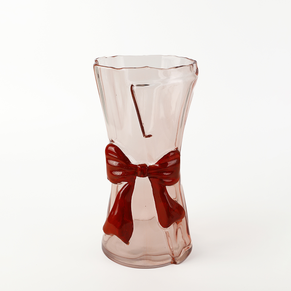 GV56008RD L5.5''W5.5''H10''VALENTINE'S DAY GLASS