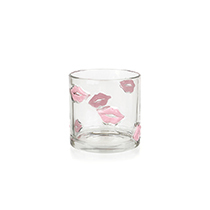GV56012PK D4''H4''VALENTINE'S DAY GLASS