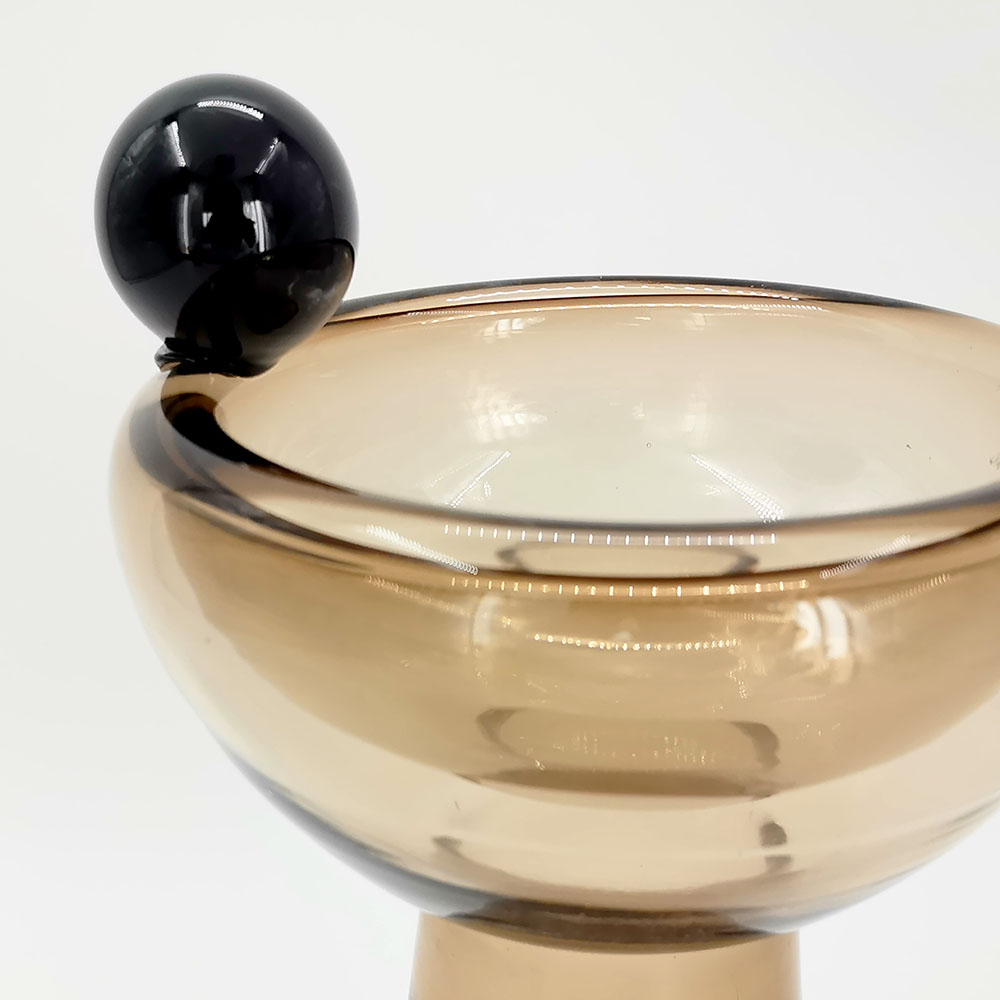 GA02022YE	 D8.5''H14''GLASS ACCESSORY