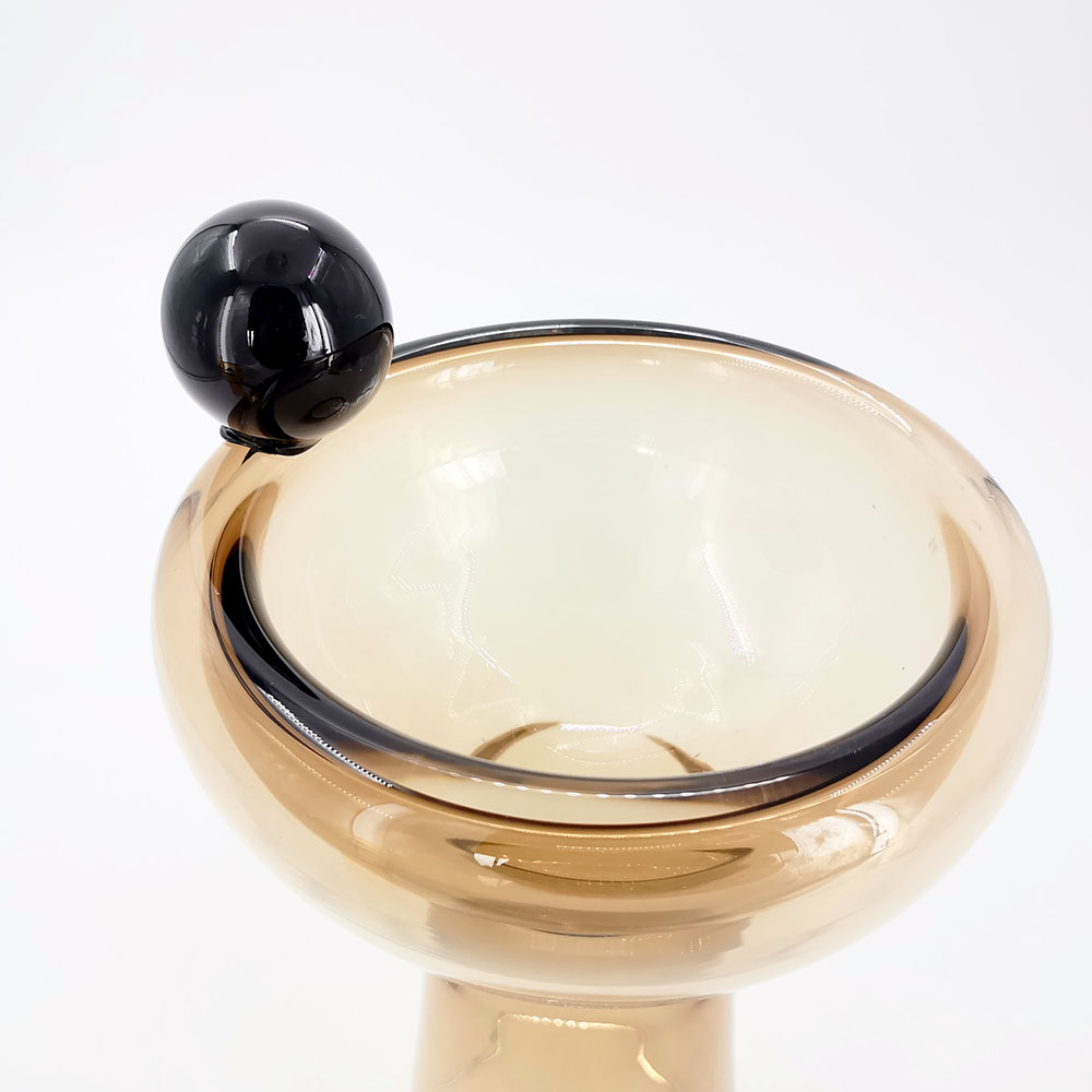 GA02022YE	 D8.5''H14''GLASS ACCESSORY
