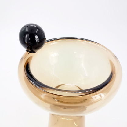 GA02022YE	 D8.5''H14''GLASS ACCESSORY