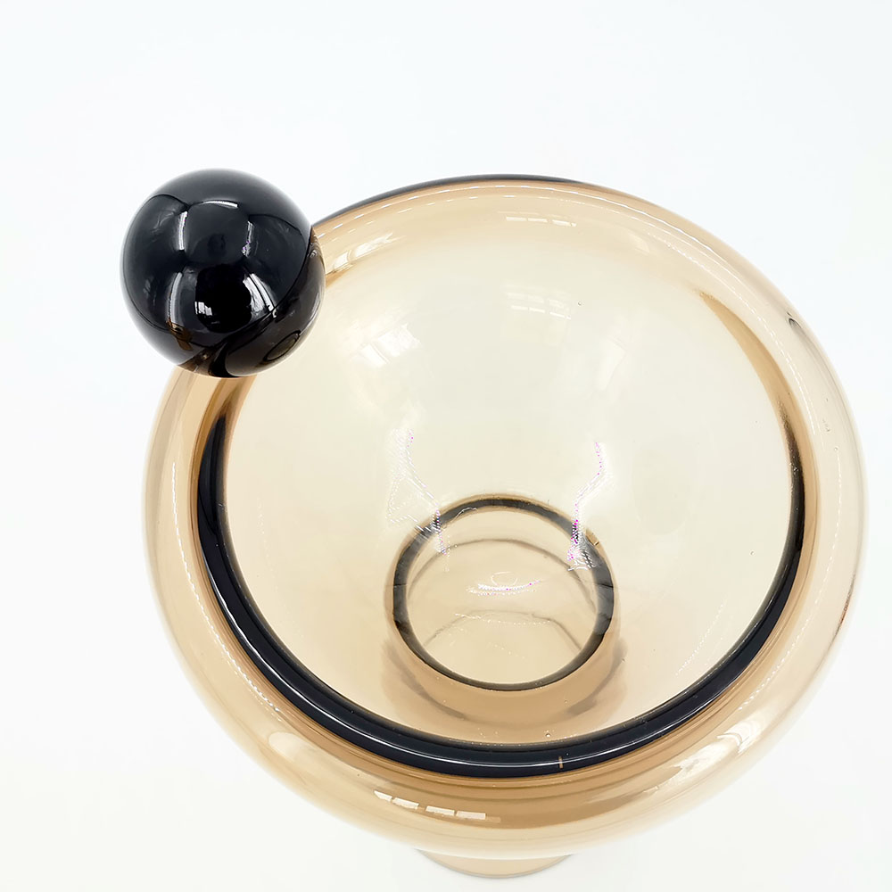 GA02022YE	 D8.5''H14''GLASS ACCESSORY