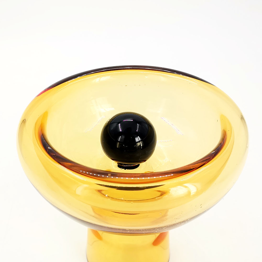 GA02021YE	 D8.5''H8''GLASS ACCESSORY