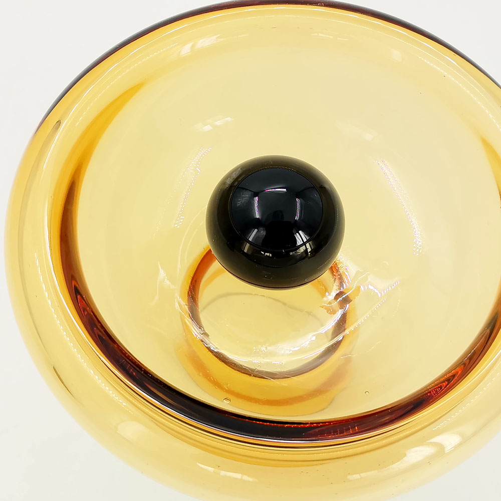 GA02021YE	 D8.5''H8''GLASS ACCESSORY