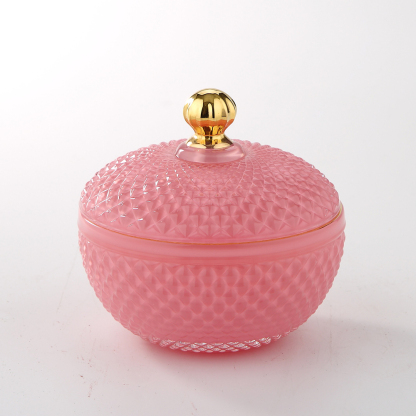 68448ASST	 D4.5"H4.5" - ASSORTED COLORS CANDY JARS