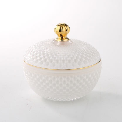 68448ASST	 D4.5"H4.5" - ASSORTED COLORS CANDY JARS