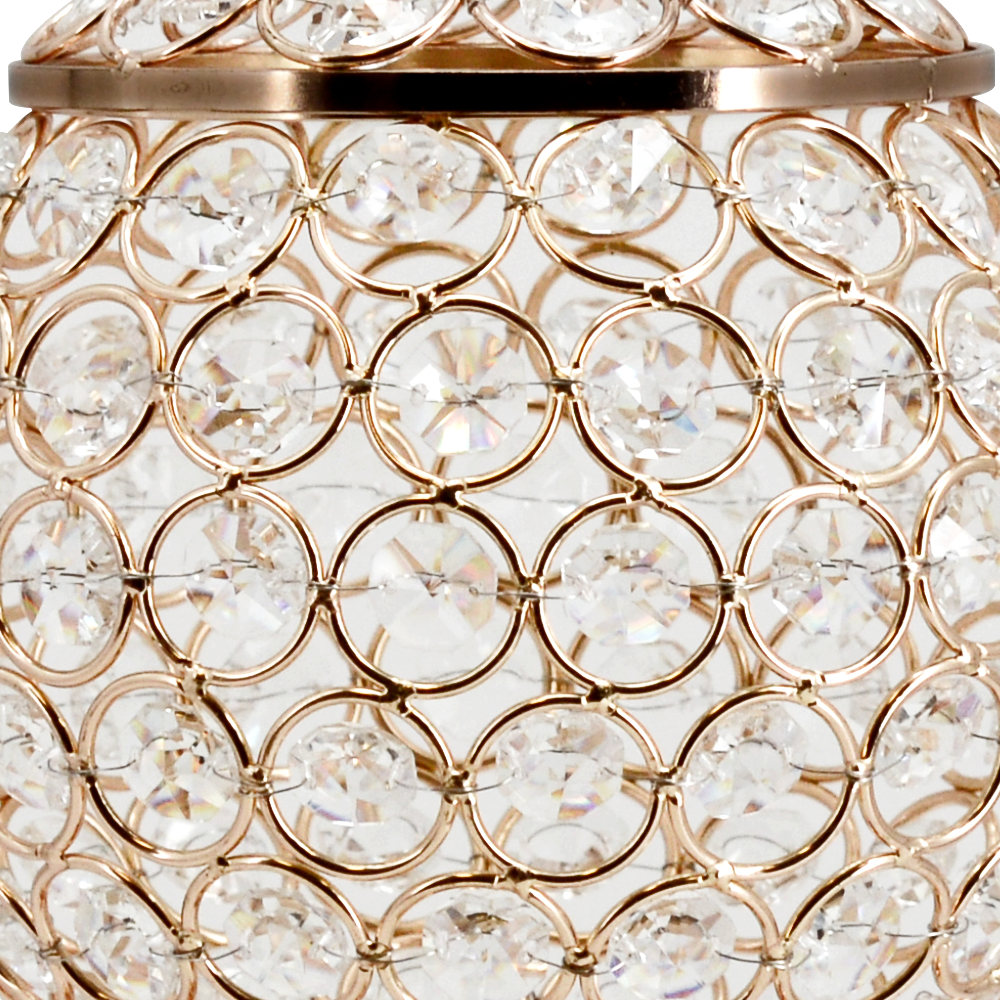 M20050	 D5.9"H16.1" - CRYSTAL CANDALABRA Decor