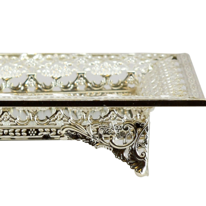 M20061	 L13.8W9.1H2.4" - METAL FRAMED MIRROR TRAY