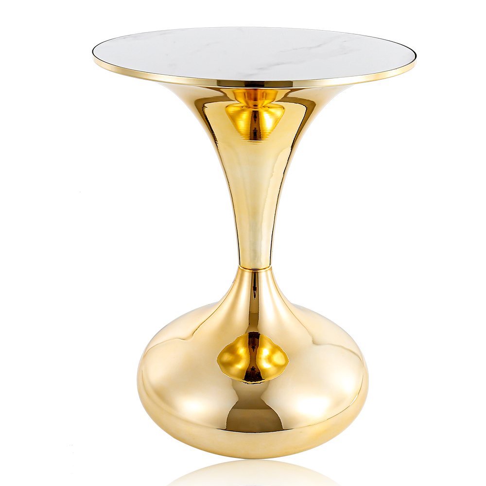 L17.7W17.7H22.8" - METAL TABLE