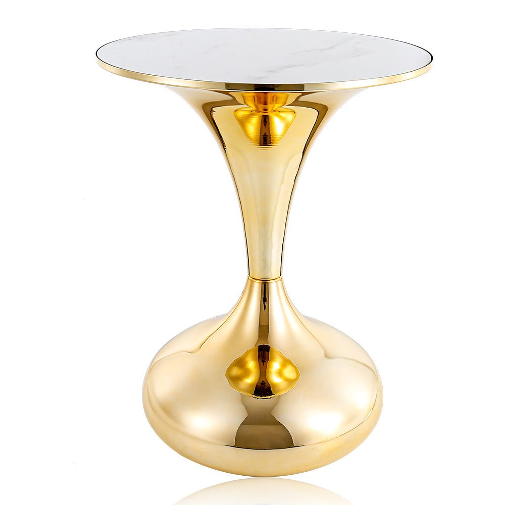L17.7W17.7H22.8" - METAL TABLE