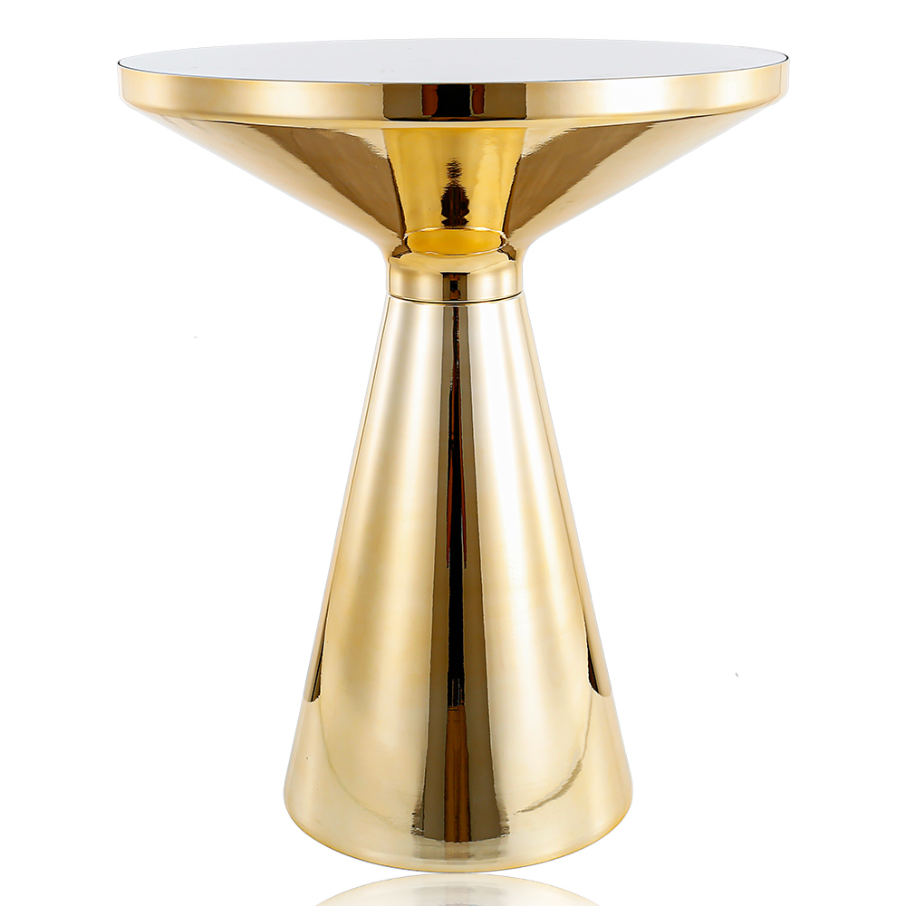L17.7W17.7H21.3" - METAL TABLE