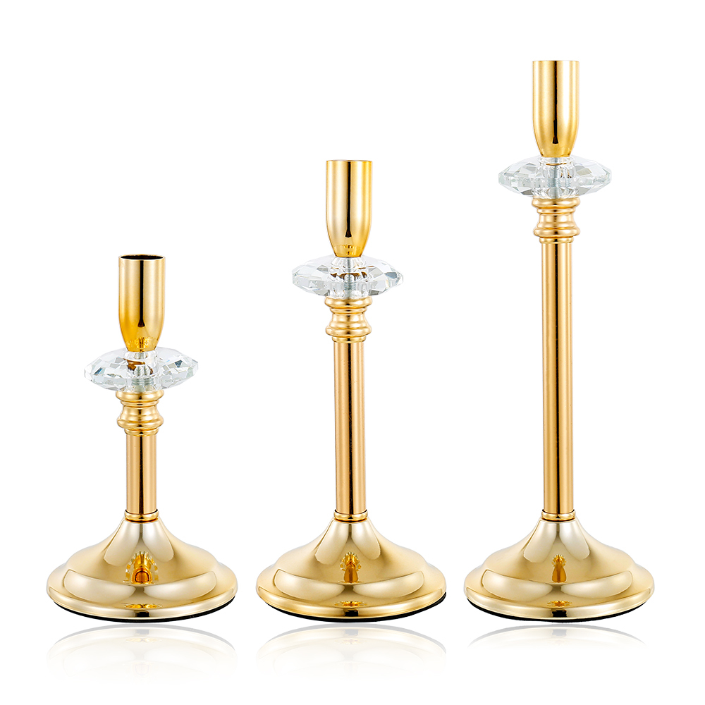 D3.9"H7/9.4/11.4" - SET OF 3 CANDLESTICK HOLDERS