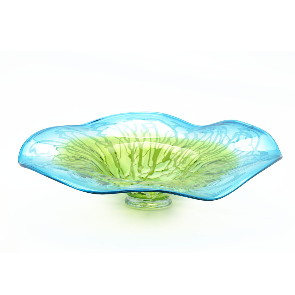 85117	 D20"H4" - ART GLASS WALL PLATE