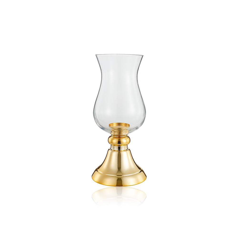 D6"H13.8" - HURRICANE CANDLE HOLDER