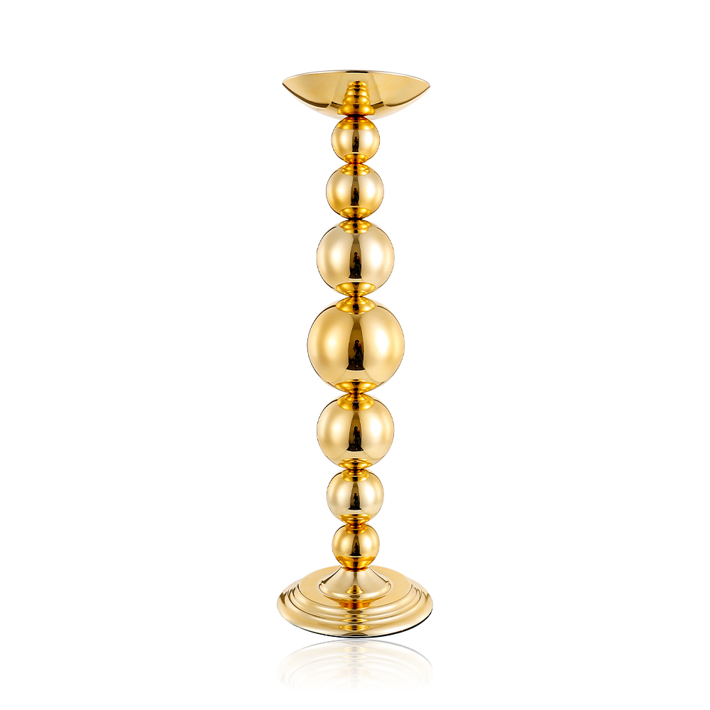 D6.3"H21.3" - METAL CANDLE HOLDER