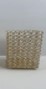 D4.7"H9" - GOLD CRYSTAL CANDLE HOLDER